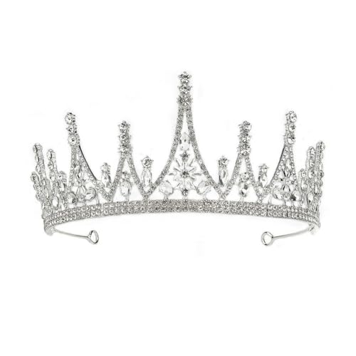 ZCHNB 150 * 70MM Gold/Schwarz Kristall Braut Krone Für Hochzeit Diamant Tiara Prinzessin Königin Krone Strass Braut stirnband von ZCHNB