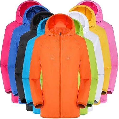 ZDSUHYIW Dünne Regenjacke Herren Wasserdicht Sonnenschutz Packbare Windbreaker Ultraleichte Windjacke Regenmantel Winddicht Outdoorjacke Regenponcho ZDSUHYIW Dünne Regenjacke Herren Wasserdicht Sonnenschutz Packbare Windbreaker Ultraleichte Windjacke Regenmantel Winddicht Outdoorjacke Regenponcho von ZDSUHYIW