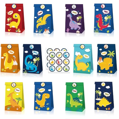 ZEPIQOR 12 pcs Partytüten mit Tiermotiven, mit 18 Aufkleber, geschenktüten, geschenktüten kindergeburtstag Geschenktüten aus Papier, Geschenktüten, Süßigkeitenbeutel für Kindergeburtstag, Partyzubehör ZEPIQOR 12 pcs Partytüten mit Tiermotiven, mit 18 Aufkleber, geschenktüten, geschenktüten kindergeburtstag Geschenktüten aus Papier, Geschenktüten, Süßigkeitenbeutel für Kindergeburtstag, Partyzubehör von ZEPIQOR