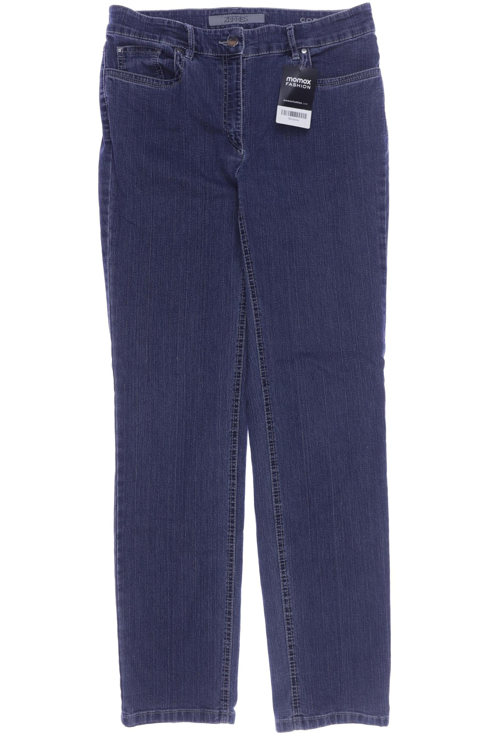 Zerres Damen Jeans, blau, Gr. 38 von ZERRES