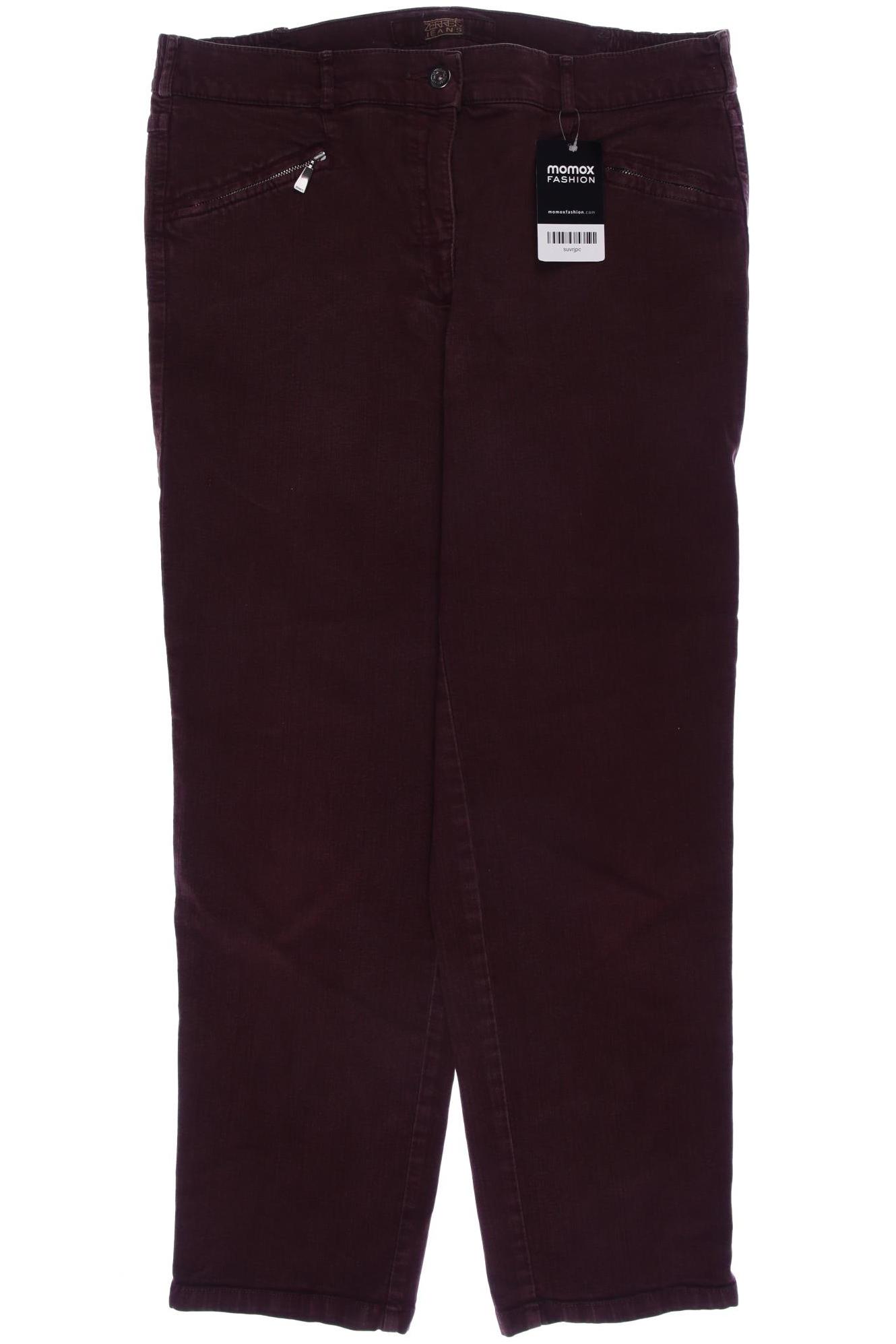 Zerres Damen Jeans, bordeaux, Gr. 20 von ZERRES