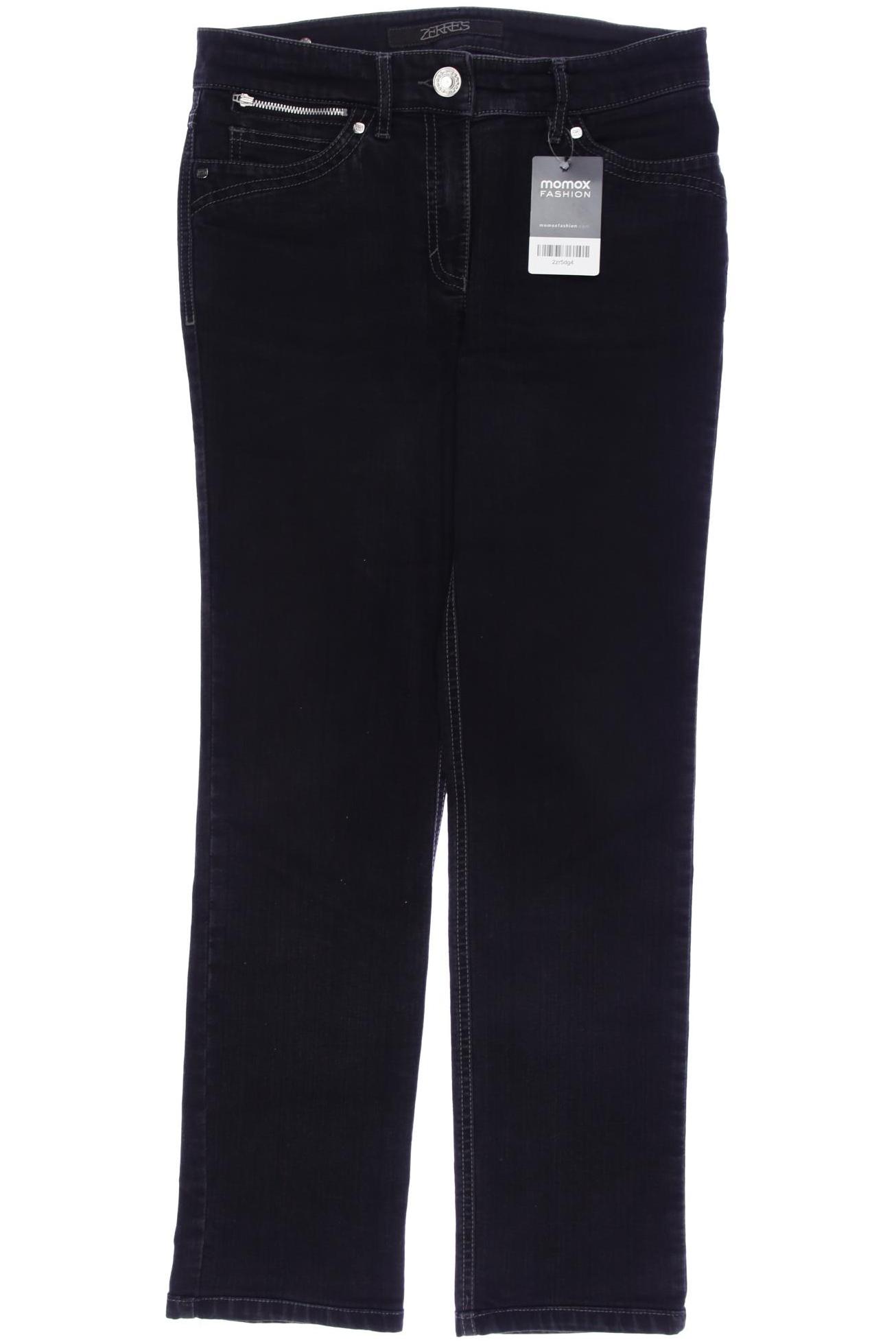 Zerres Damen Jeans, schwarz, Gr. 36 von ZERRES