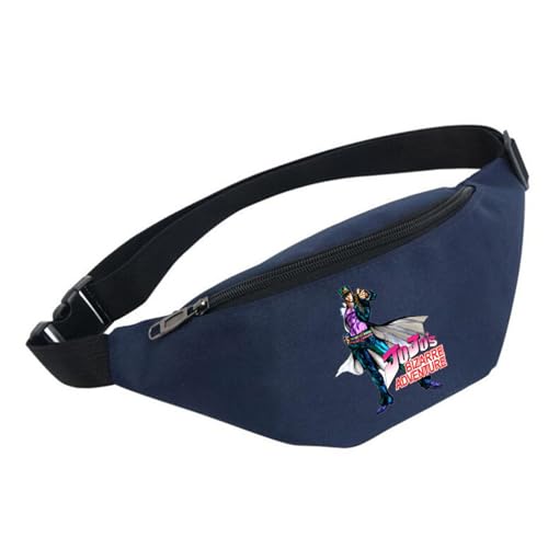 Jo-Jo's Bizar-re Adventu-re Bauchtasche Damen, Sport Wasserdicht Gurttasche, Bauchtasche für Outdoor Reisen Wandern Laufgürtel (Color : Multicolor 12, Size : One Size) von ZILUXI