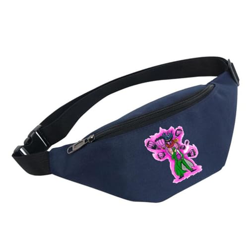 Jo-Jo's Bizar-re Adventu-re Bauchtasche Damen, Sport Wasserdicht Gurttasche, Bauchtasche für Outdoor Reisen Wandern Laufgürtel (Color : Multicolor 2, Size : One Size) von ZILUXI