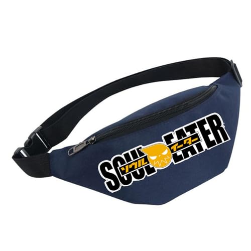 So-ul Eat-er Hüfttasche Herren, HüFttasche für Männer Frauen Unisex, Doggy Bag für Running, Outdoor Sport, Camping, Wandern, Fahrrad (Color : Multicolor15, Size : One Size) von ZILUXI