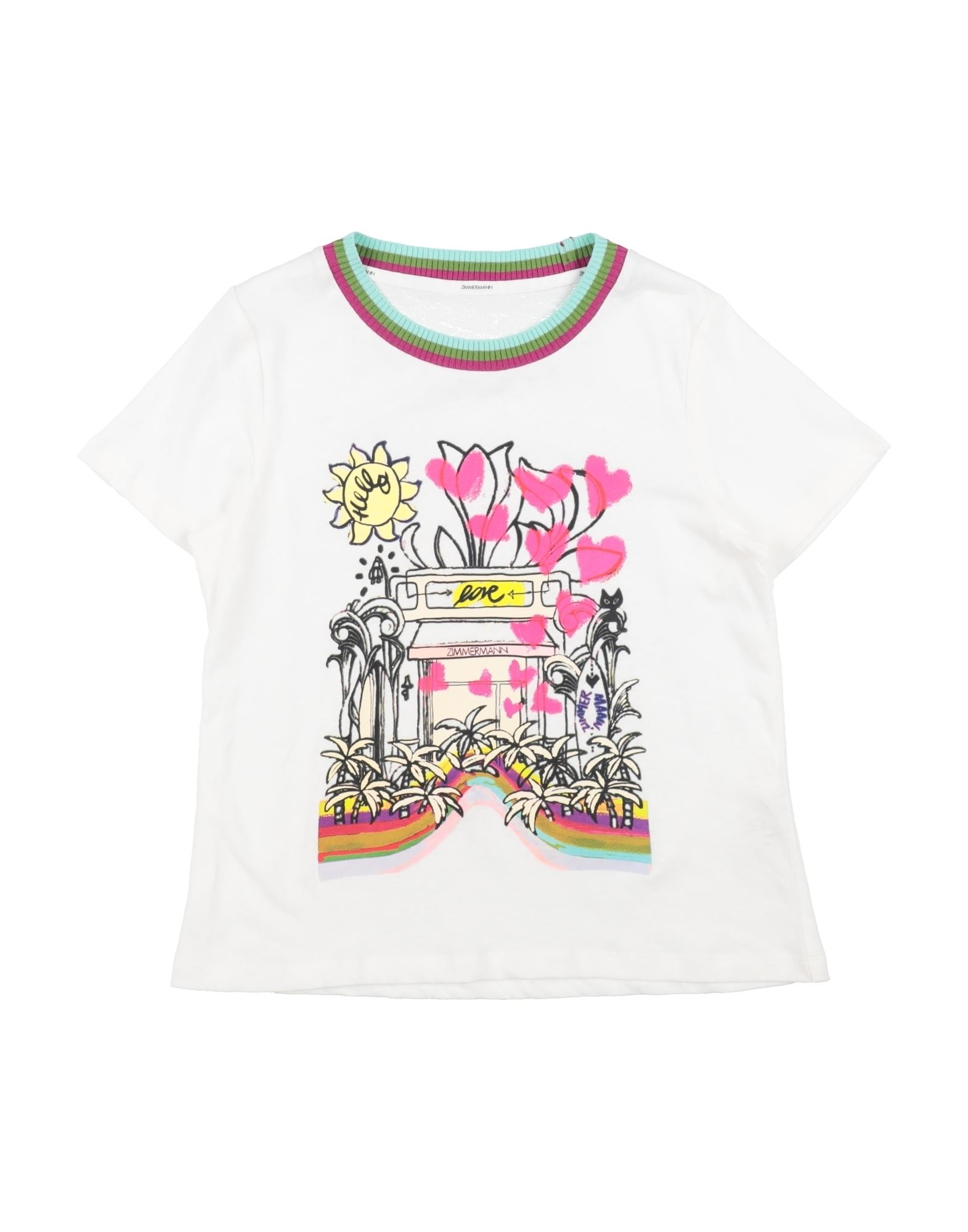 ZIMMERMANN T-shirts Kinder Elfenbein von ZIMMERMANN