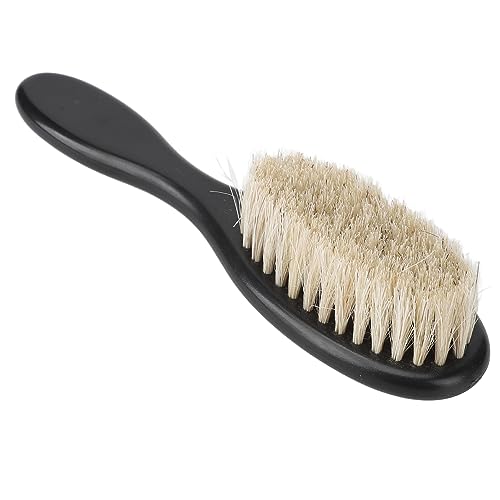 Bartbürste aus Tierhaarimitat, ABS-Griff für Männer, Kamm mit Weichen Borsten, Styling-Werkzeug für den Friseursalon, Elastisch und Langlebig, eine Bürste für Mehrere Zwecke von ZJchao