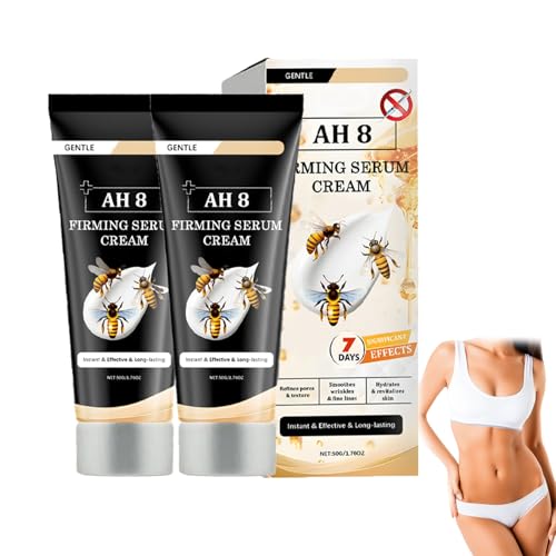 Bee Venom Firming Serum Cream - Anti-Aging Face Serum für Falten & schlaffe Haut, prall & reduzieren feine Linien, Hautstraffung straffende Körpercreme für Gesicht Hals alle Hauttypen Frauen (2 PCS) Bee Venom Firming Serum Cream - Anti-Aging Face Serum für Falten & schlaffe Haut, prall & reduzieren feine Linien, Hautstraffung straffende Körpercreme für Gesicht Hals alle Hauttypen Frauen (2 PCS) von ZLHHRZJX