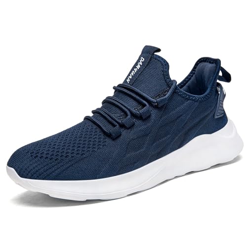 ZMBCYG Herren Sportschuhe Turnschuhe Laufschuhe Straßenlaufschuhe Tennisschuhe Sneaker Fitness Joggingschuhe Walkingschuhe Leichtgewichts Freizeit Atmungsaktive Schuhe Blau 43 von ZMBCYG