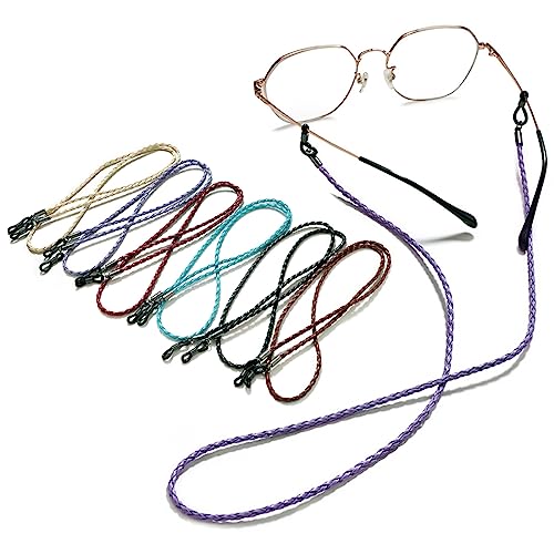 ZMREN 6 Stück Brillenkette Brillenhalter Riemen, RutschfesteAnti Lost Brillenkette Damen, Brillenband für Sonnenbrille Lesebrille Sportbrillen von ZMREN