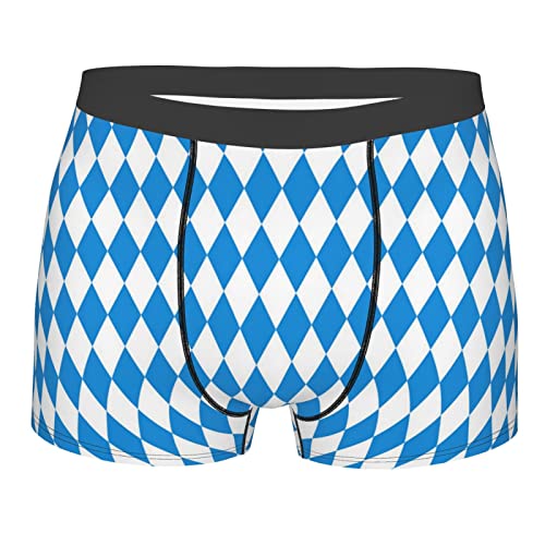 ZORIN Herren-Boxershorts, eng anliegend, Hipster-Boxershorts, Oktoberfest, kariert, weich, Schwarz , XL von ZORIN