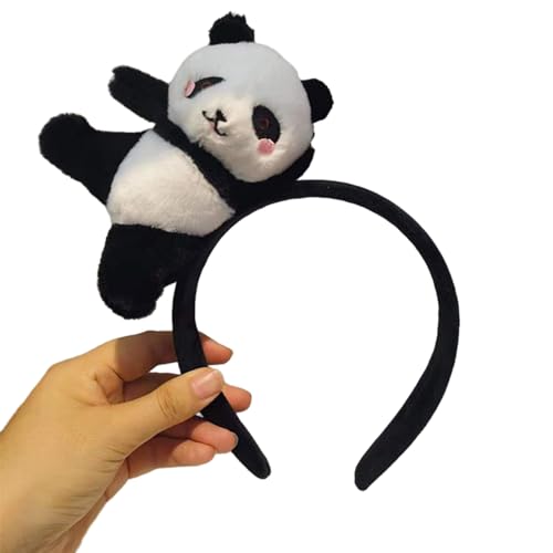 Erwachsene Kinder Cartoon Gefüllte Panda Stirnband Frau Haar Hoop Make Up Fotografieren Weihnachten Party Kopfbedeckung Niedliche Stirnbänder Für Frauen Niedliche Stirnbänder Für Frauen Zum Waschen von ZSYTF