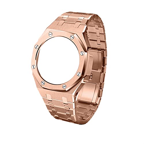 ZUC GA2100/GA-2110 3. Ganzmetall-Uhrenarmband, Lünette, Ersatzzubehör für Herren, Einheitsgröße, Achat von ZUC