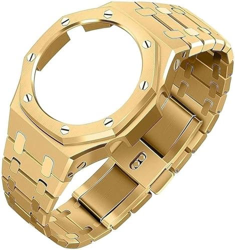 ZUC Metall-Uhrenarmbandgehäuse für GA2100/GA-2110, Ersatz-Set, Edelstahl-Uhrenarmband-Lünette, Zubehör für Herren und Damen, GA2100/GA-2110 Uhren, Einheitsgröße, Achat von ZUC