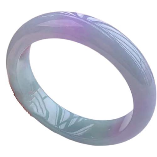 ZYOQYG Jade Armreif Armband Für Frauen Lila Grüne Mode Armband Bringt Glück Und Schönheit (54) von ZYOQYG