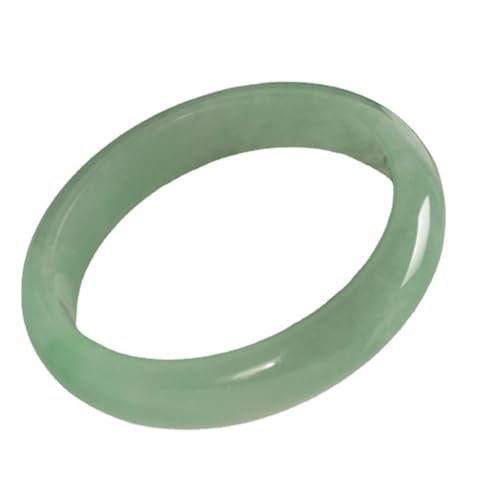 ZYOQYG Natürliche Jade Armreif Armband für Frauen Authentisches Eis Transparent Grüner Reichtum Jade Armband mit Geschenkbox (56) von ZYOQYG