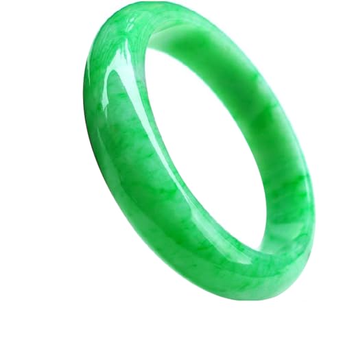 ZYOQYG Natürliche grüne Jade Armreif für Frauen Eis Arten Myanmar Jade Armband (52) von ZYOQYG