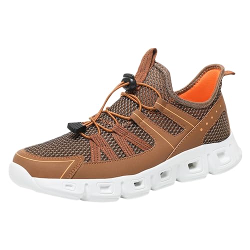 ZZHZGZ Arbeitsschuhe Herren Sicherheitsschuhe Damen Leicht Trends Drehknopf Sportliche Luftkissen Turnschuhe Atmungsaktiv Stahlkappenschuhe Bequeme Sportschuhe Sicherheitsschuhe S3 Herren von ZZHZGZ