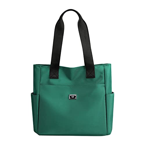 ZZHZGZ Damen Tote Bag Handtasche Damen Single Umhängetasche Schultertasche Umhängetasche Reise Sport Laufen Wandern 2023 Tragetasche High End Sense Bag Große Kapazität Damentasche (Green, One Size) von ZZHZGZ