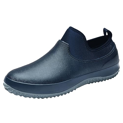 ZZHZGZ Gummistiefel Damen Herren Wasserdicht Winddicht in Schwarz Grau Rot Weiß Gummistiefel Damen 42 Regenschuhe Damen von ZZHZGZ