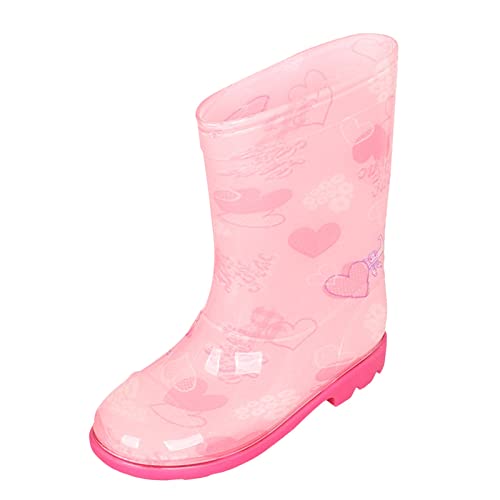 ZZHZGZ Regenstiefel Kinder Kurz Unisex Kinder Gummistiefel Kinder Gummistiefel MäDchen von ZZHZGZ