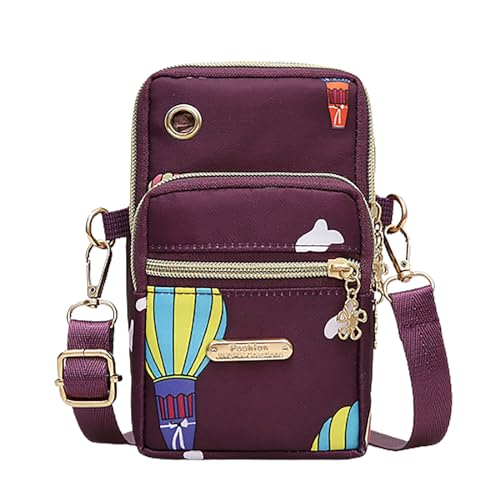 ZZHZGZ Umhängetaschen Damen Crossbody Bag Handytasche Damentasche Einkaufstasche Große Kapazität Multifunktions-Einzelne Umhängetasche (J, One Size) von ZZHZGZ