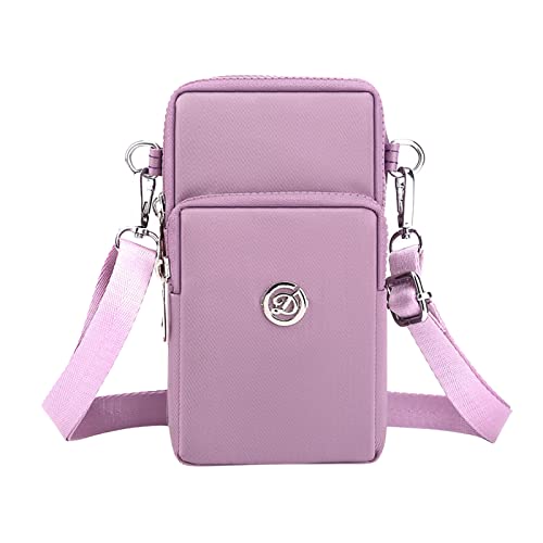 ZZHZGZ Umhängetaschen Damen Crossbody Bag Slots mit Kredit Mini Crossbody Handy Karte Geldbörse Schulter für Frauen Handtasche kleine Brieftasche Messenger Messenger Bags (G, One Size) von ZZHZGZ