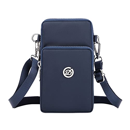 ZZHZGZ Umhängetaschen Damen Crossbody Bag Slots mit Kredit Mini Crossbody Handy Karte Geldbörse Schulter für Frauen Handtasche kleine Brieftasche Messenger Messenger Bags (I, One Size) von ZZHZGZ