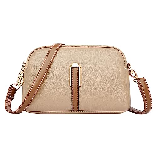 ZZHZGZ Umhängetaschen Damen Crossbody Bag Umhängetaschen für Damen, lässig, verstellbarer Riemen, Damen-Umhängetasche (Khaki, One Size) von ZZHZGZ