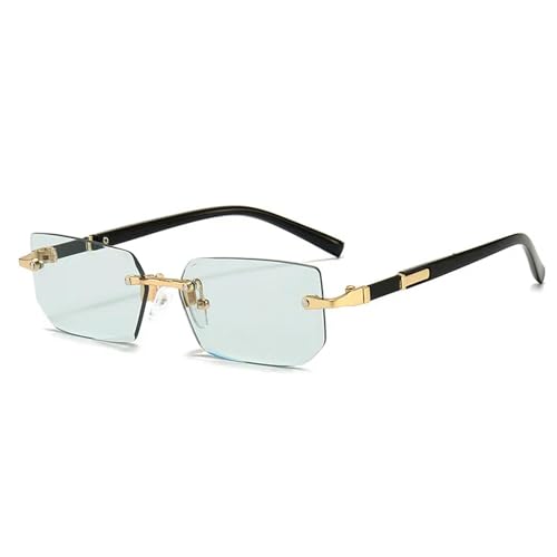 ZZZOLX Sonnenbrille herren Männer- Und Frauen -Rande -Sonnenbrille Kleine Quadratrahmen Sommerreise -Sonnenbrille.-Grün von ZZZOLX