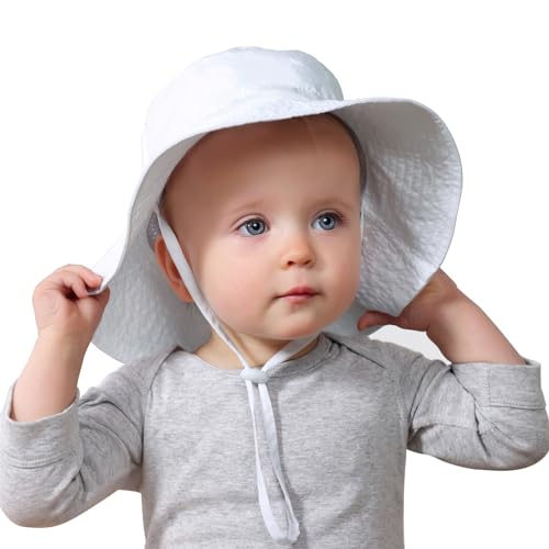 Anglerhut Sonnenhut Baby Uv Schutz 50 Hut Sonnenhut Sterntaler Mädchen Sterntaler Sonnenhut Junge Fischerhut Kinder Hüte Sonnenhut Kinder Sonnenhut Baby Baby Sonnenhut Safari Weiß 52 von Zando