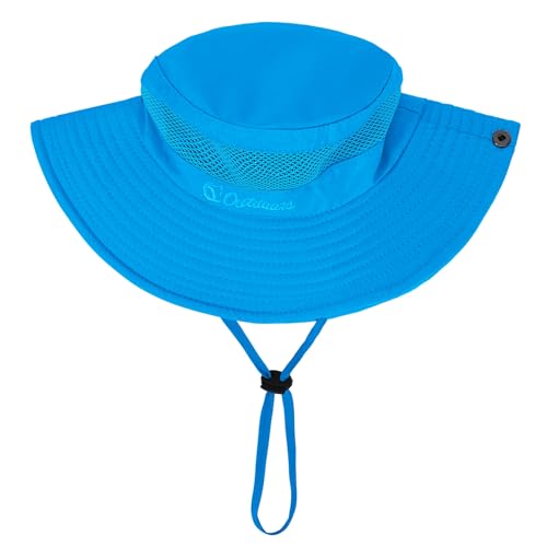 Sonnenhut Kinder Anglerhut Cowboy Hut Sterntaler Sonnenhut Junge Sonnenhut Kinder Uv Schutz Fischerhut Kinder Hut Safari Hut Boonie Hat Strohhut Kinder Sonnenhut Junge Hüte Himmelblau von Zando