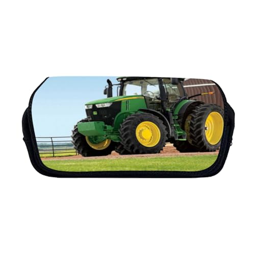 Zelbuck Tractor Federmäppchen Große Aufbewahrung Traktor, Federtasche Pencil Case Traktor Büro Briefpapier Tasche Geeignet Etui Für Mädchen (Styple 1#,20 * 10 * 9cm) von Zelbuck