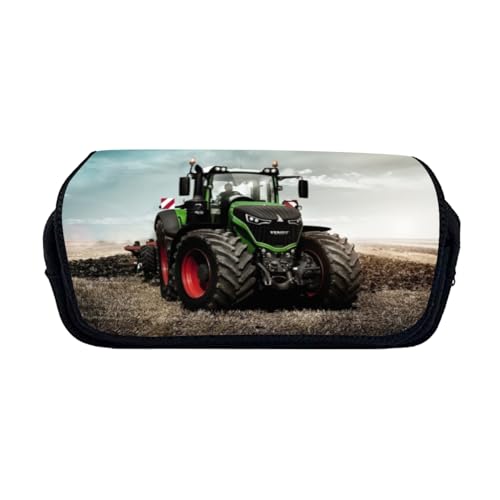 Zelbuck Tractor Federmäppchen Große Aufbewahrung Traktor, Federtasche Pencil Case Traktor Büro Briefpapier Tasche Geeignet Etui Für Mädchen (Styple 3#,20 * 10 * 9cm) von Zelbuck