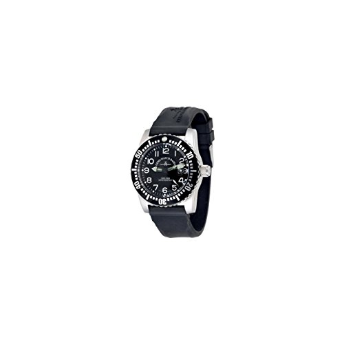 Zeno-Watch Herrenuhr - Airplane Diver Automatic Numbers, Black - 6349-12-a1 von Zeno