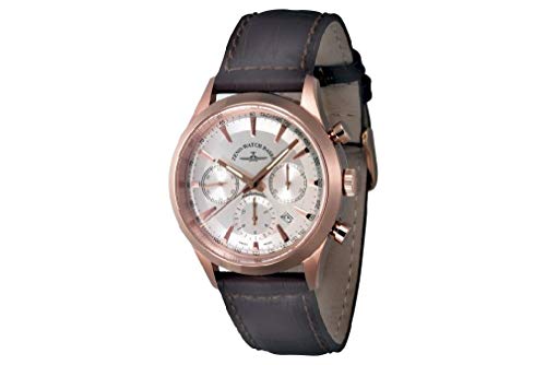 Zeno-Watch Herrenuhr - Gentleman Automatic Chrono 7753 Gold Plated - 6662-7753-Pgr-f3 von Zeno