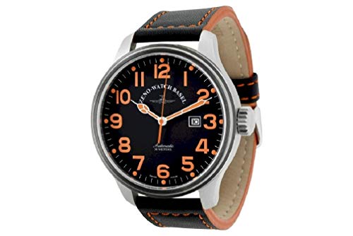 Zeno-Watch Herrenuhr - Oversized Pilot Automatic - 8554-a15 von Zeno