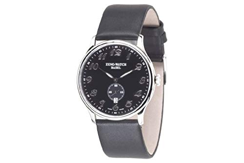 Zeno-Watch Herrenuhr - Flat Bauhaus Quartz - 6493Q-c1 von Zeno