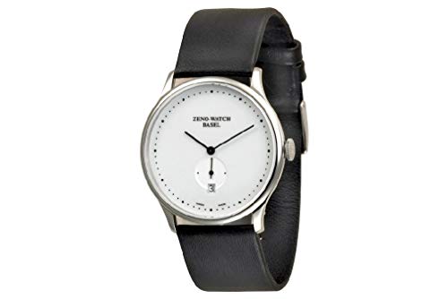 Zeno-Watch Herrenuhr - Flat Bauhaus Quartz - 6493Q-i2 von Zeno