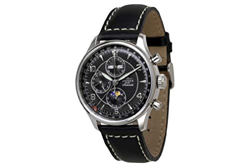 Zeno-Watch Herrenuhr - Godat II Fullcalendar Chronograph - 6273VKL-g1 von Zeno