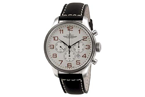 Zeno-Watch Herrenuhr - OS Retro Chrono Tricompax Date - 8553THD-9-f2 von Zeno