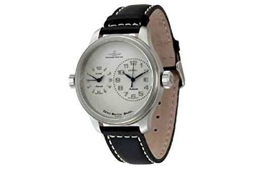 Zeno-Watch Herrenuhr - OS Retro Dual Time - 8671-e2 von Zeno