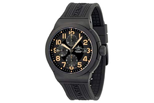 Zeno-Watch Herrenuhr - Raid Titan Chrono Black&orange - 6454TVD-bk-a15 von Zeno