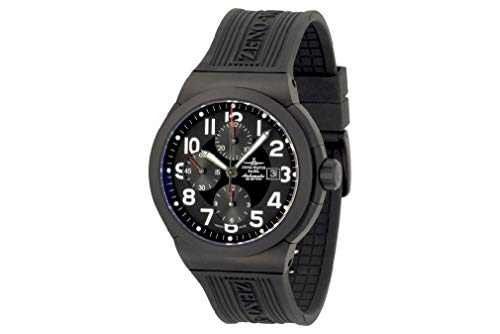 Zeno-Watch Herrenuhr - Raid Titan Chronograph Black - 6454TVD-bk-a1 von Zeno