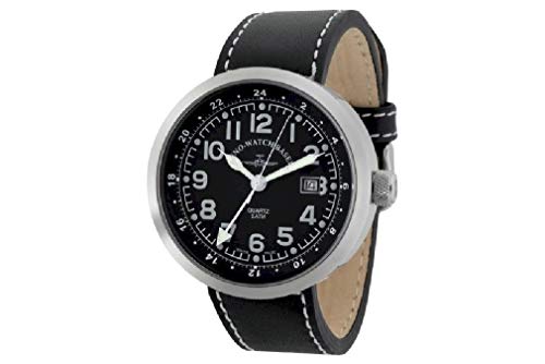 Zeno-Watch Herrenuhr - Rondo GMT (Dual Time) - B554Q-GMT-a1 von Zeno