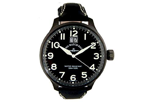 Zeno-Watch Herrenuhr - Super Oversized Big Date Black - 6221-7003Q-bk-a1 von Zeno