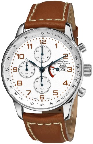 Zeno-Watch Herrenuhr - X-Large Retro Chrono Power Reserve - P557TVDPR-f2 von Zeno