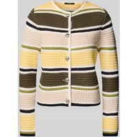 Zero Cardigan mit durchgehender Knopfleiste in Beige, Größe 42 Zero Cardigan mit durchgehender Knopfleiste in Beige, Größe 42 von Zero