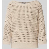 Zero Strickpullover mit 3/4-Arm in Offwhite, Größe 38 Zero Strickpullover mit 3/4-Arm in Offwhite, Größe 38 von Zero