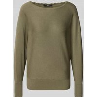 Zero Strickpullover mit U-Boot-Ausschnitt in Khaki, Größe 38 Zero Strickpullover mit U-Boot-Ausschnitt in Khaki, Größe 38 von Zero